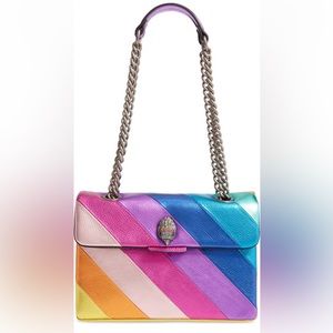 Rainbow Shop Kensington Leather Crossbody NWOT